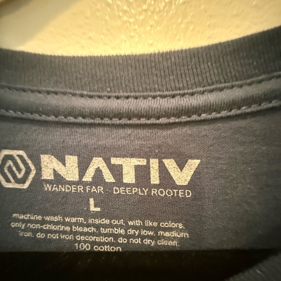 Native Deep Blue Tee - Picture 4 of 5